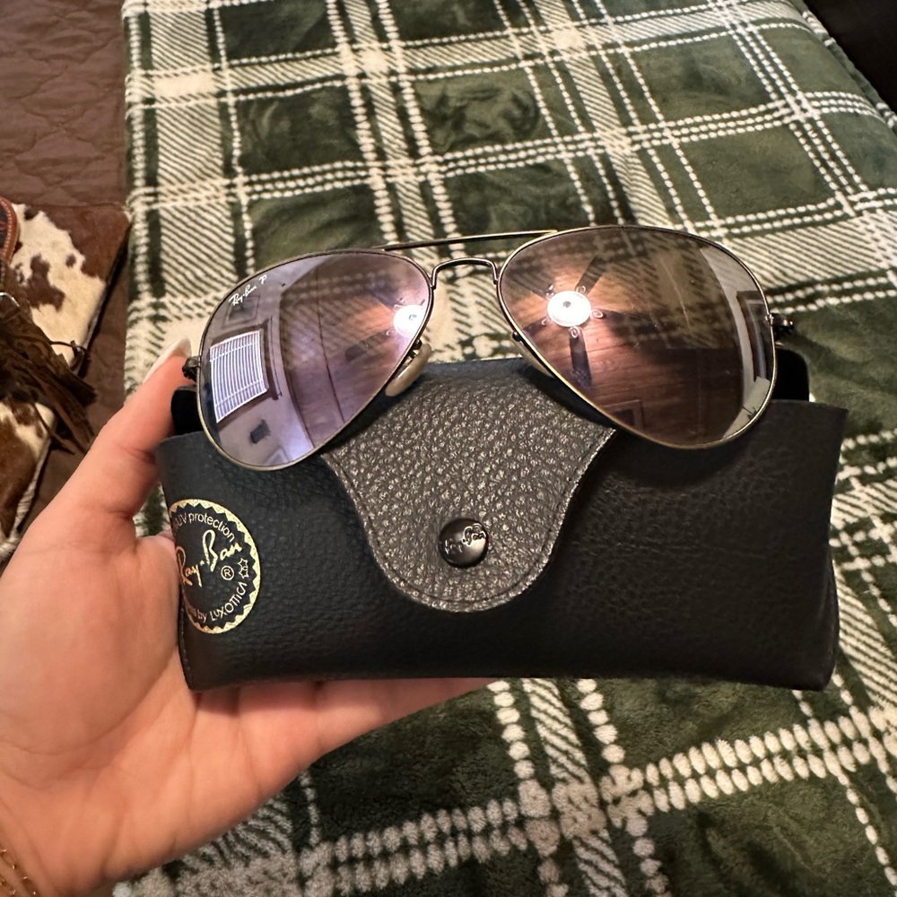 RayBan | Aviator Reverse Purple Sunglasses Unisex